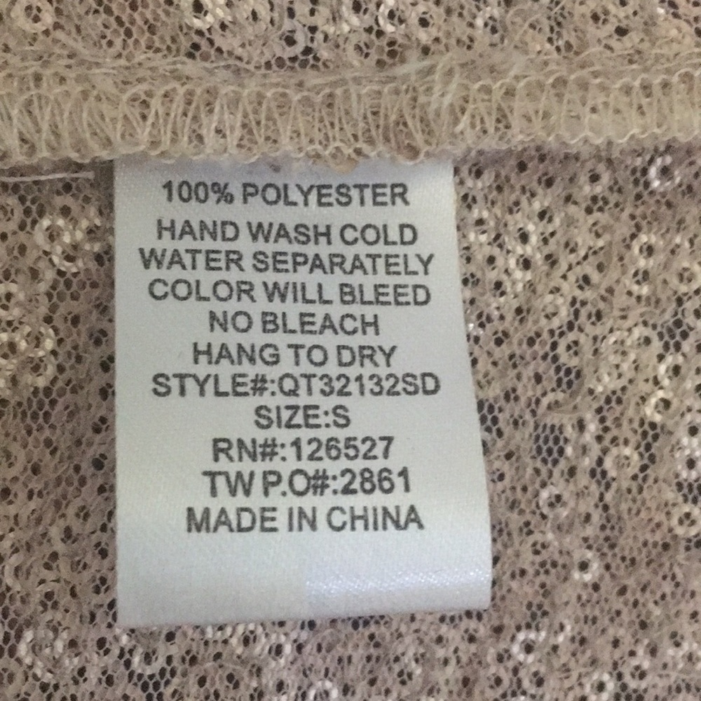 4x$30, Sis Sis, Sequined Border, Split Back Top. - image 4